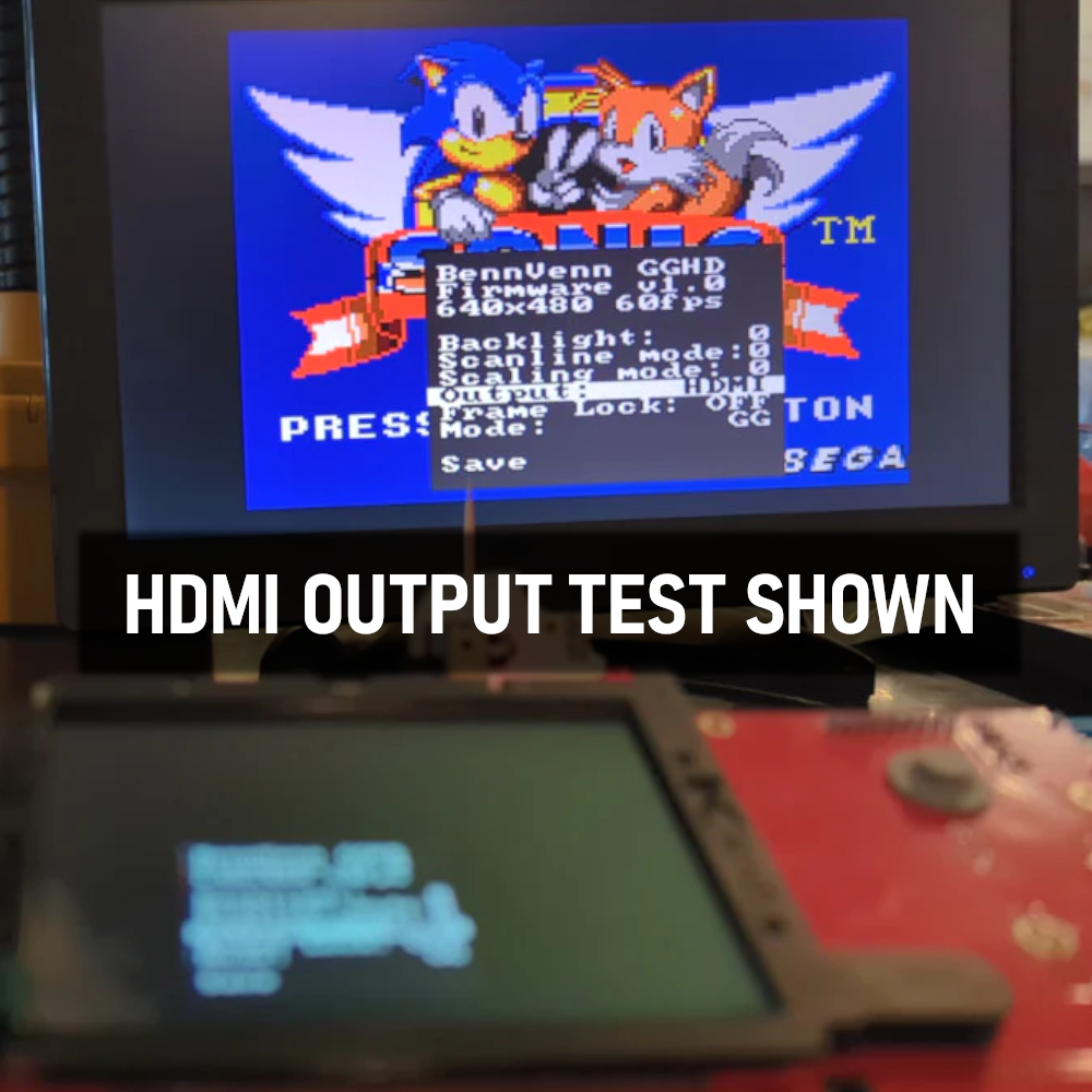 BennVenn GGHD Display kit for Sega Game Gear VA0 / VA1