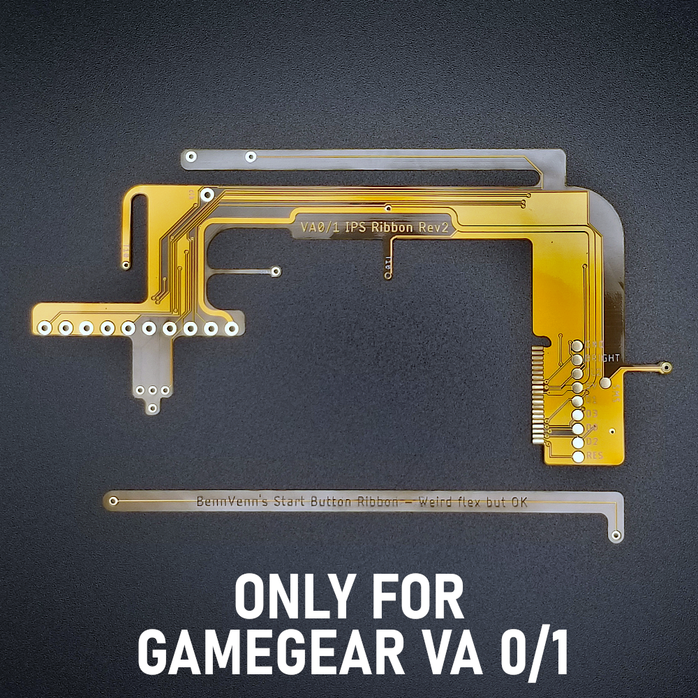 BennVenn Sega Game Gear VA0 / VA1 replacement ribbon kit – High Score ...