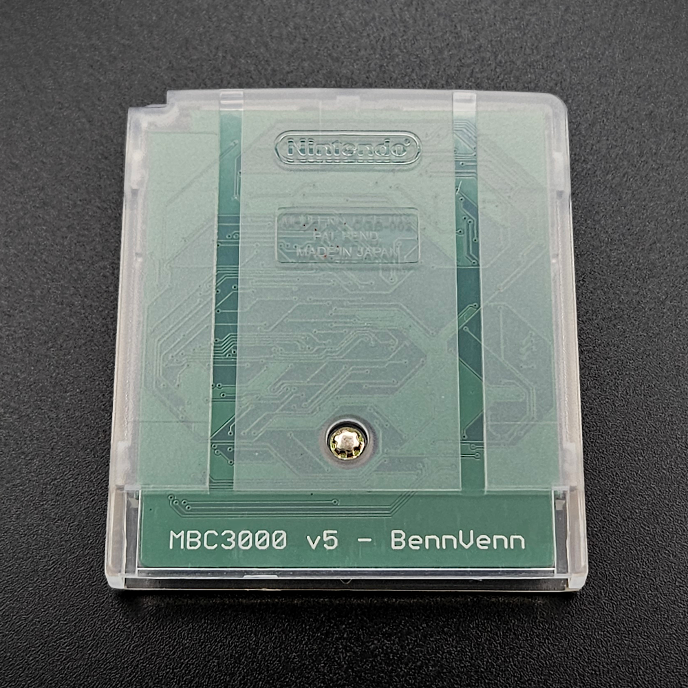 DISCONTINUED: BennVenn MBC3000 Solo (V5) RTC reflashable Gameboy cartridge