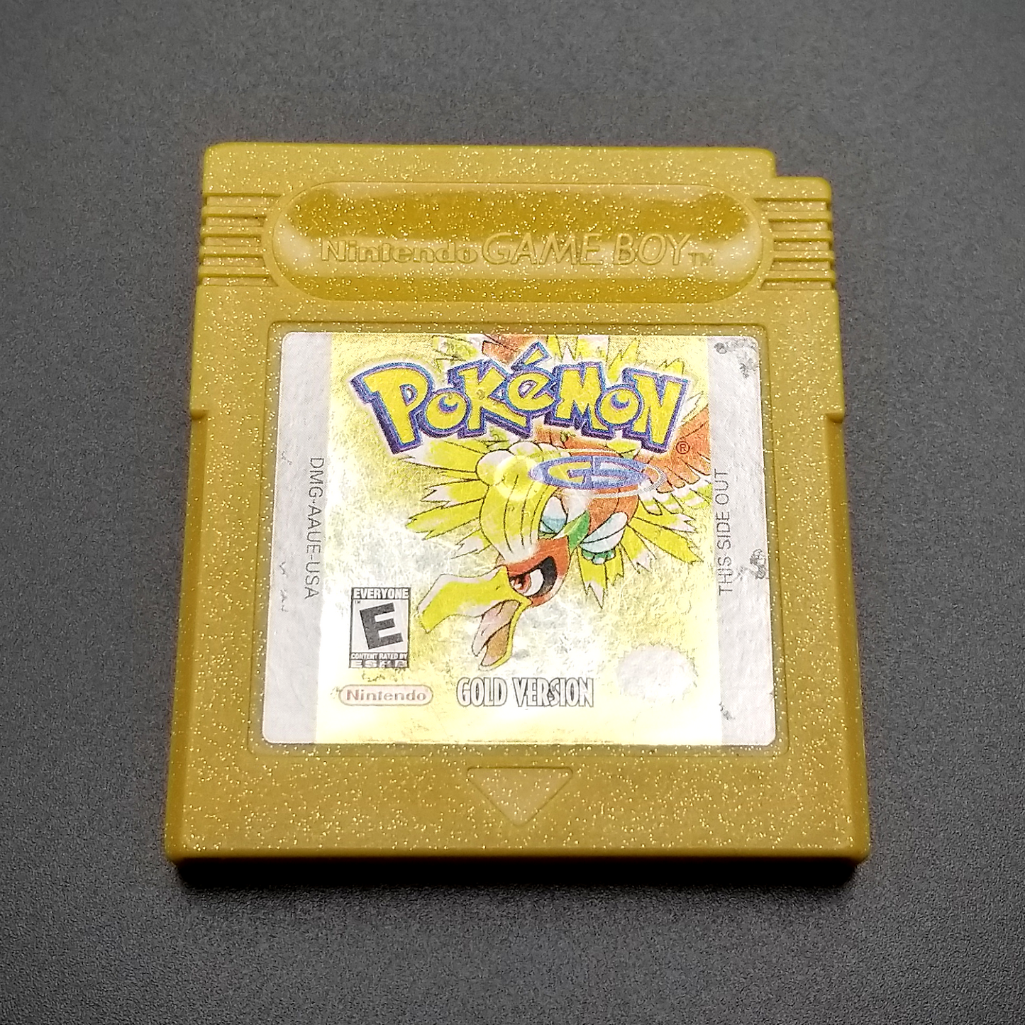 OUTLET - "Pokemon Gold Version" Gameboy Color game cartridge