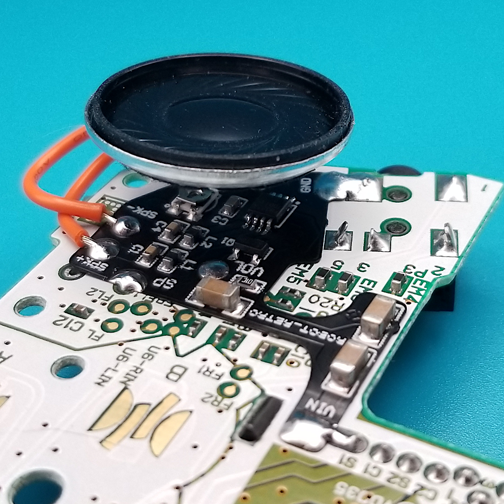 Robot_Retro Gameboy Advance Flex Amp + Speaker (kit)
